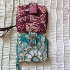 2 Vera Bradley wallets